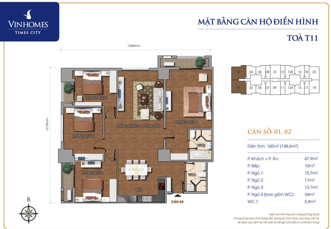 mat-bang-can-ho-T11-can-160-m2-4-phong-ngu